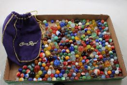 Crown Royal Whiskey Bag Full of Marbles
