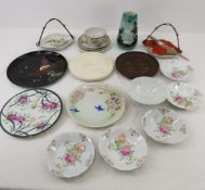 Asian Porcelain Dishes and Vase
