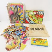 Antique Games, Puzzle & Metal Toy Tool Chest