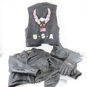 Kickstand plate, Leather Coat & Riding Gear