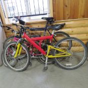 3 Mountain Bikes- 21