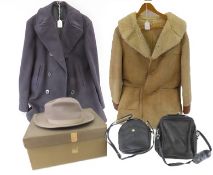 US Navy & Sheepskin Coats, Hat & Purses