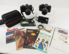 Nikon L35AF2, EM & FM 35mm Film Cameras & lenses