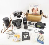 Canon FT 35mm Film Camera, lenses & accessories