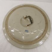 Red Wing 20 Gallon Stoneware Daisy Lid with Handle