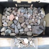 40 pounds rocks and minerals and seashells