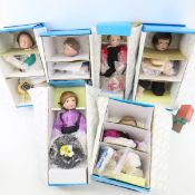 6 Ashton Drake Dolls in Boxes