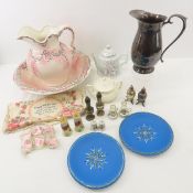 Handmade Repro Basin & Jug, Silverplate & More