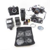 Minolta XG-7 XG-SE & Hi-Matic AF2 35mm Cameras