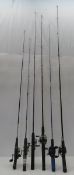 6 Spincast Fishing Rods & Reels