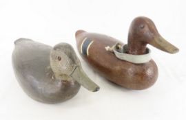 Repainted wood Decoy & Glass Eye Decoy