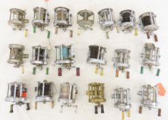 19 Vintage bait casting fishing reels