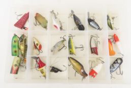 Vintage Heddon & other fishing lures
