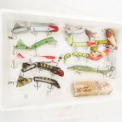 Vintage Muskie fishing lures