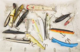 Vintage muskie fishing lures