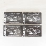80 Rds American Eagle .223 Rem. 55 gr. FMJ