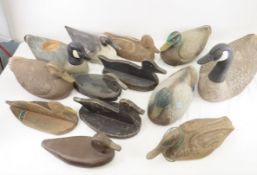 Plastic and Wooden Goose & Ducks