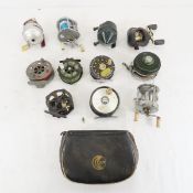 12 Vintage fishing reels, Fly reels & more