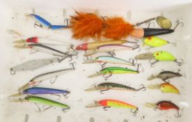 Vintage crank bait fishing lures