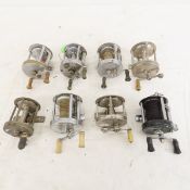 8 Vintage bait casting fishing reels