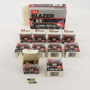 500 rds CCI Blazer .22 LR Ammunition