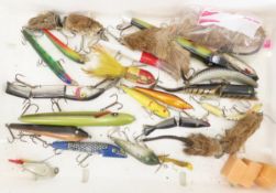 Vintage Muskie fishing lures Bud Stewart, Cisco