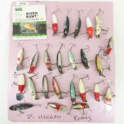 25 Heddon River Runt fishing lures