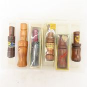 6 Vintage Game Calls- Faulk's, Lohman