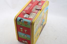 1965 Thermos Brand Peanuts Metal Luncbox