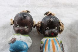 Black Americana 4 Frozen Charlotte Figurines