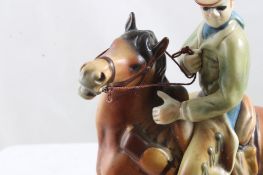 Porcelain Masked Cowboy on Horse 7