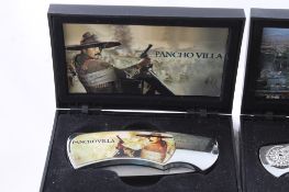 3 Collector Knives Las Vegas, Elvis, Panchovilla