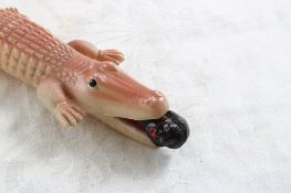 Black Americana Toy & Alligator with Boy Pencil