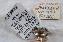 American Waltham Traveler Pocket Watch Running