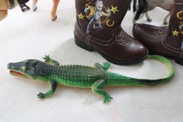 Toy Story Woody Boots, 6 Horses, Rubber Alligator