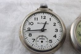 3 Pocket Watches Biltmore, Bulls Eye, Mont. Wards