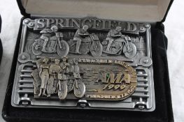 1999 AMA Springfield Belt Buckle & Pin