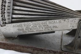 1924 Patented Acme Egg Scale