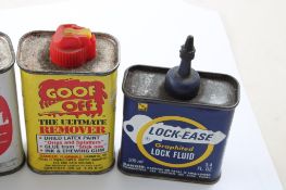 5 Advertising Oilers, Viscol Waterproof, Clock Oil