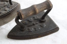 3 Antique Miniature Sad Irons