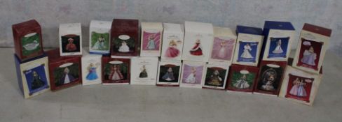 20 Barbie Hallmark Keepsake Ornaments + 2 Others