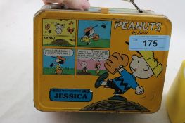 1965 Thermos Brand Peanuts Metal Lunchbox