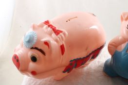 2 Plastic Pig Banks 8