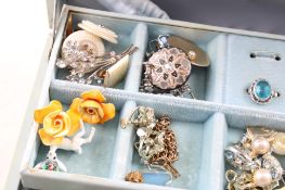 Vintage Jewelry Box Full of Jewelry