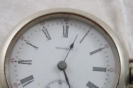 Waltham Pocket Watch Size 18 15J Not Working