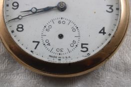 Ingersol Reliance Pocket Watch 7 J Not Running
