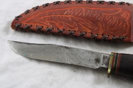 Marbles Gladstone Fixed Blade Knife with Sheath