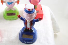 Solar Powered Dancing Bobblehead Toys Lot