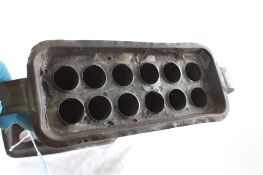 Antique Tin 12 Hole Candle Mold