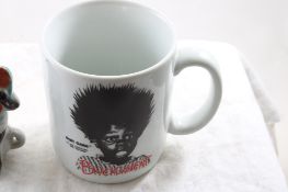 Black Americana Buckwheat Mug, Boy on Chamber Pot